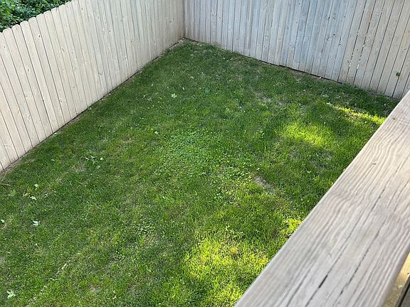 Fenced in Backyard from Deck