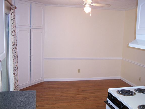 Dining room with new hardwood floors