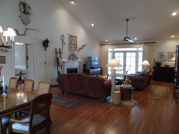 Cathedral ceiling wood floor