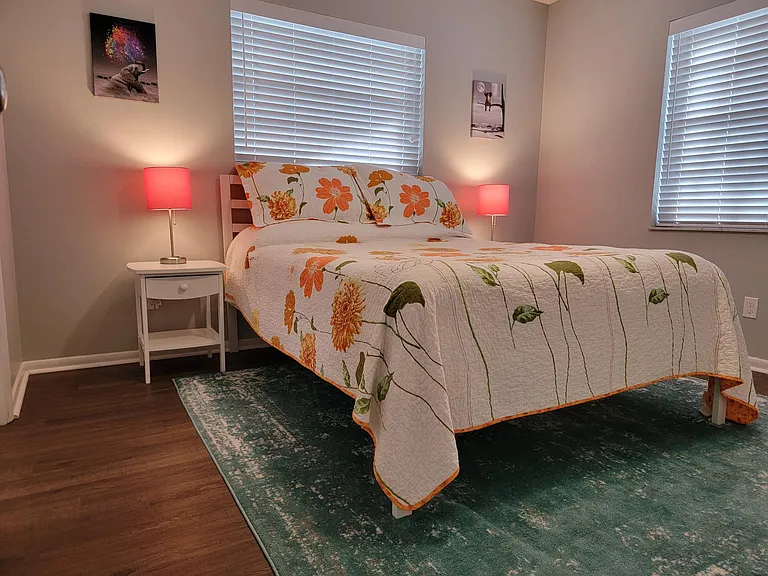 Guest bedroom queen bed