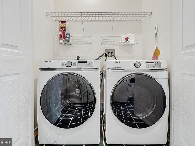 Washer and dryer