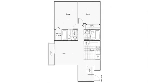 Floor plan Miller