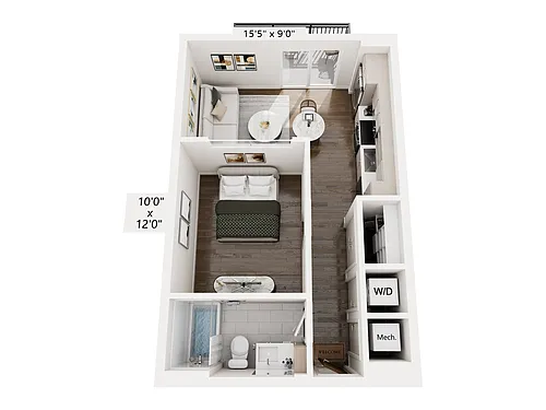 Floor plan Quarter Horse