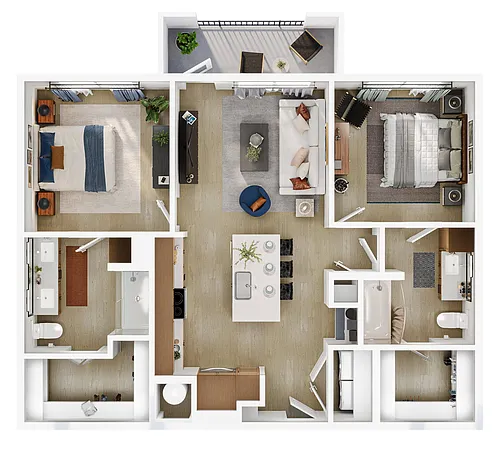 Floor plan B1