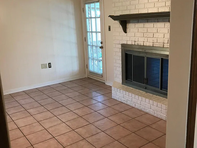 Living room & back patio entrance