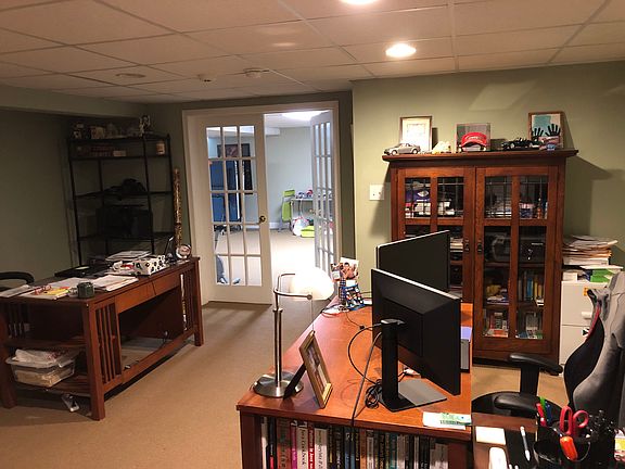 Basement office 