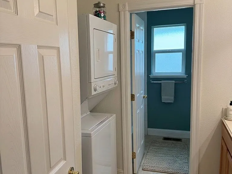 bathroom and laundry