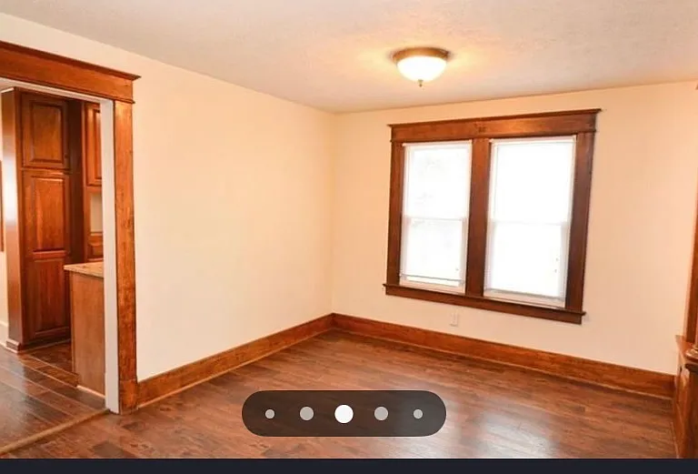 Dining Area, this is the wall that would have the pass through window installed from the kitchen.