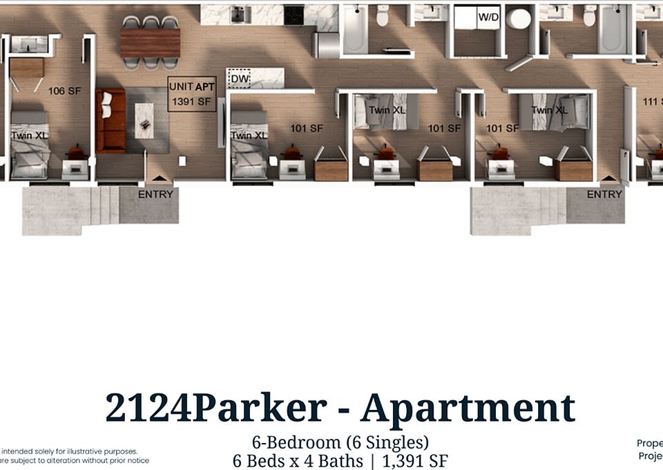 6 Beds x 4 Baths 6 Beds x 4 Baths