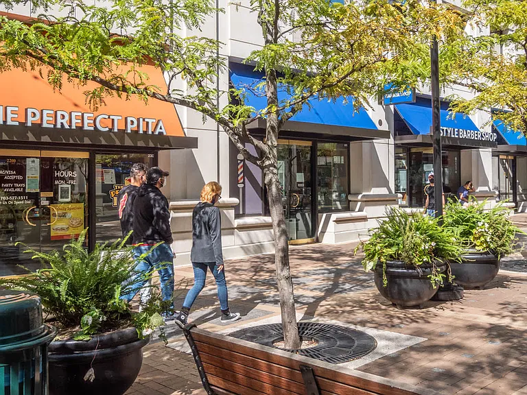 Conveniently close to dining and retail.