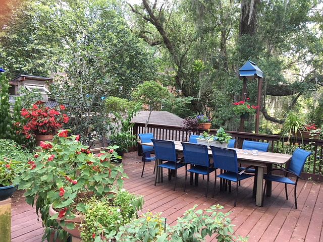 View of the deck