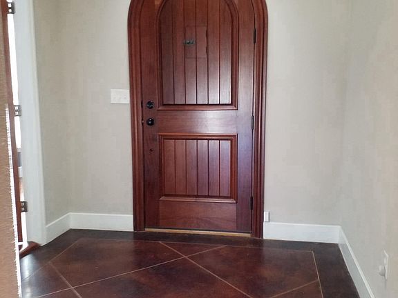 Front door and entrance