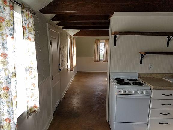 looking from kitchen to living room