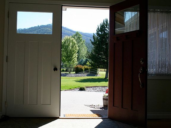 View from the front door
