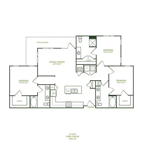 Floor plan C1-ALT