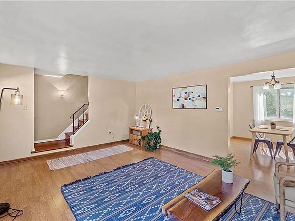 Living Room, Dining Room, stairs to second floor