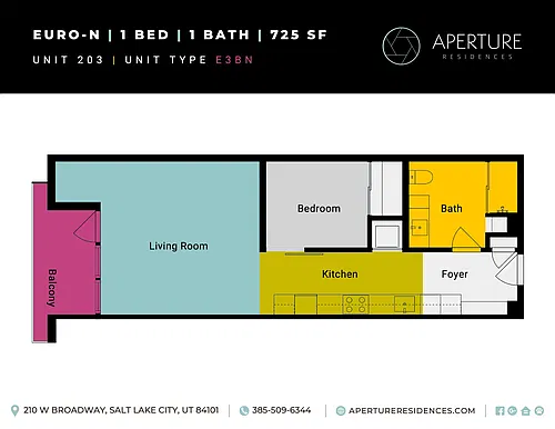 Floor plan 1x1 Euro-N