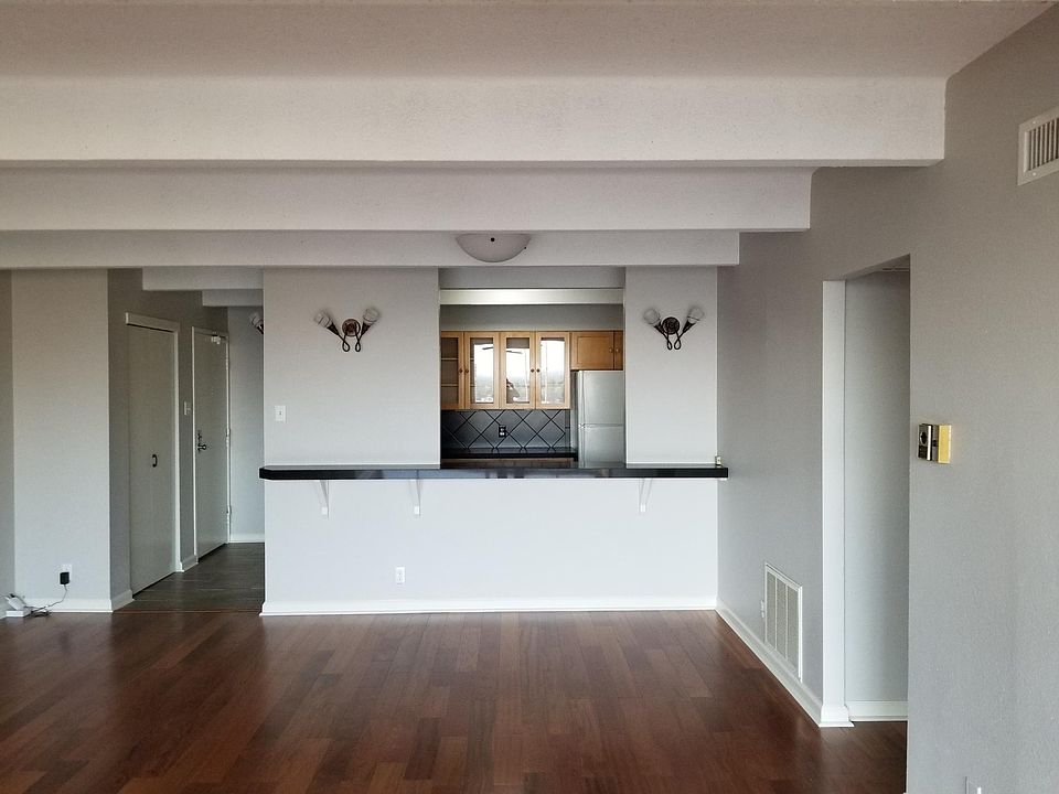 Living room/kitchen looking north from south wall
