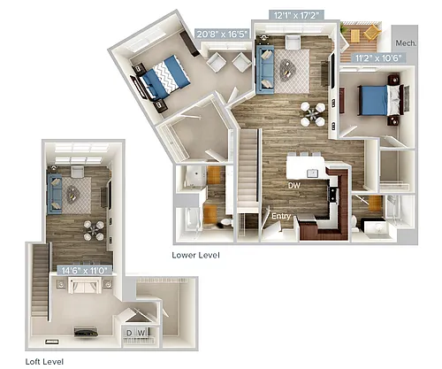 Floor plan B14L-1515