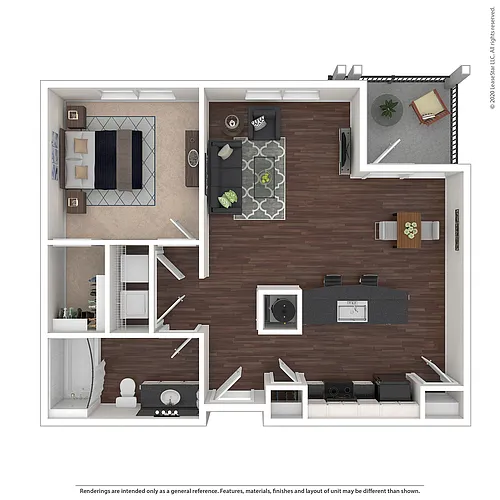 Floor plan 1E