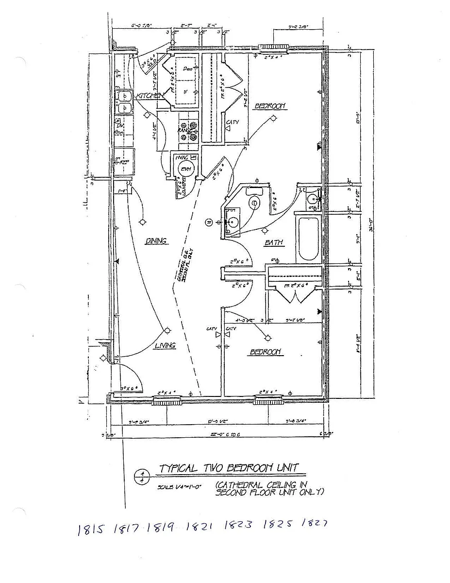 Floor plan 2 Bedroom