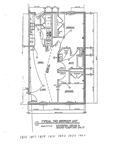 Floor plan 2 Bedroom