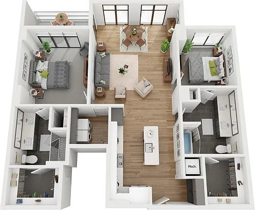 Floor plan 2H