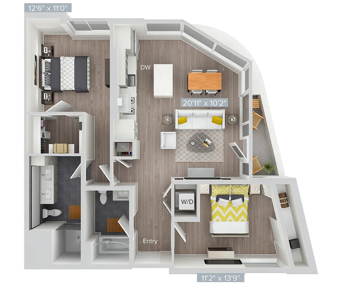 Floor plan B14S-1066SF