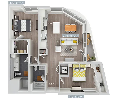 Floor plan B14S-1066SF