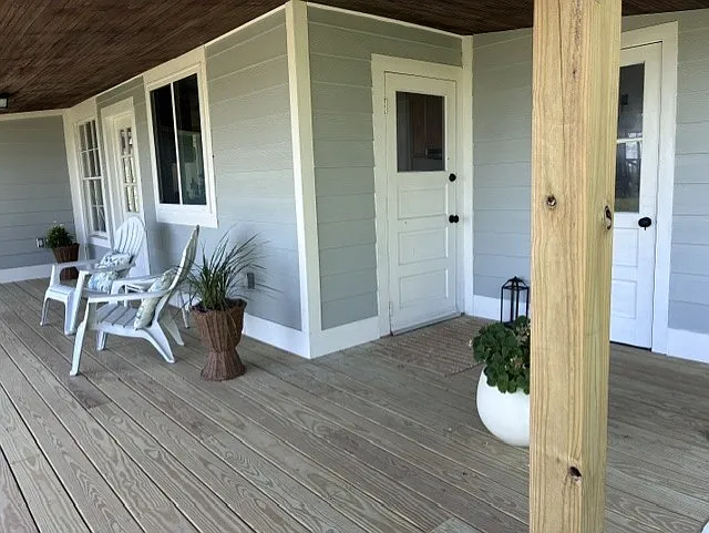 Front porch looking left