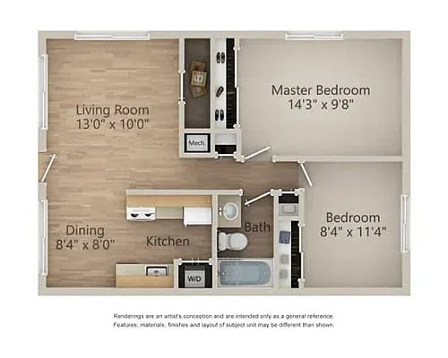 Floor plan Cabin