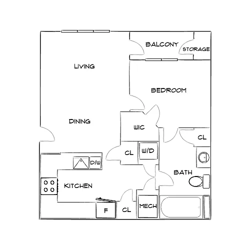 Floor plan Design 1A