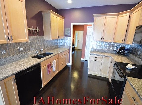 Kitchen with granite