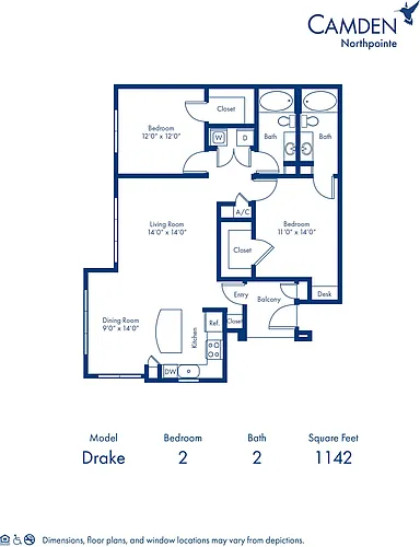 Floor plan Drake