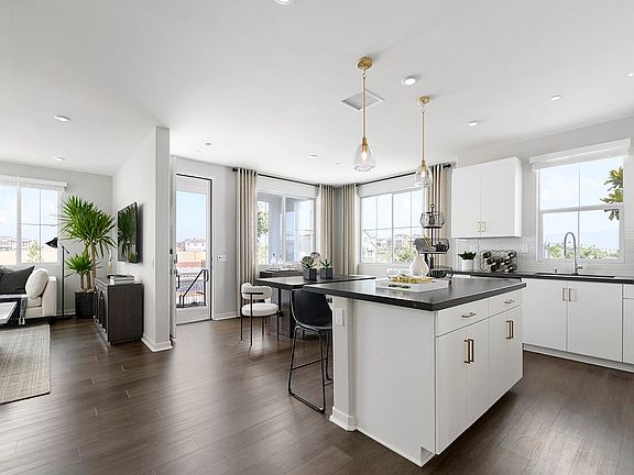 Plan 1 Model Home Kitchen and Dining