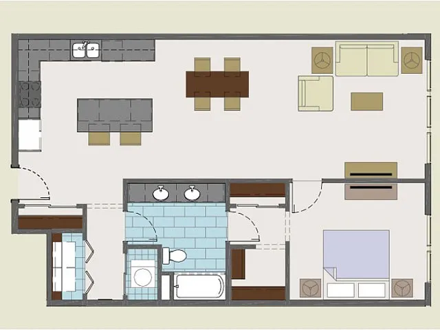 Floor plan 210 / 310 / 410