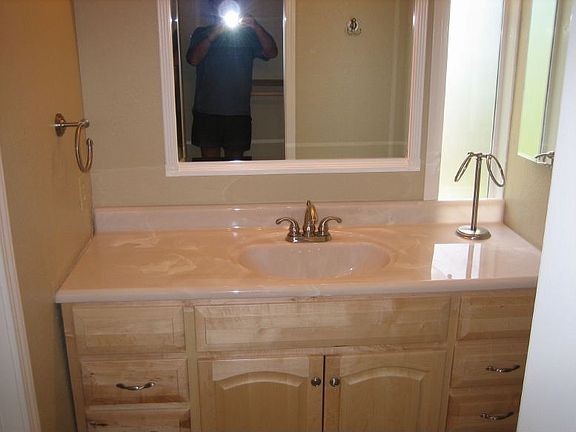 Updaged Bath Cabinets
