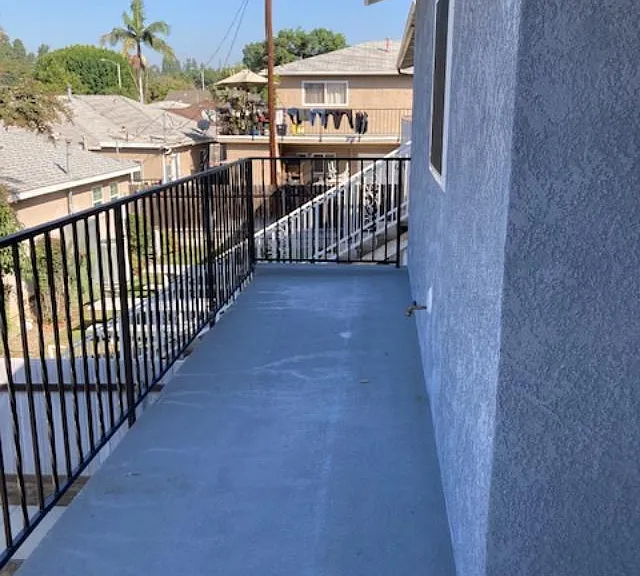 Small deck area gives some space for outside enjoyment.