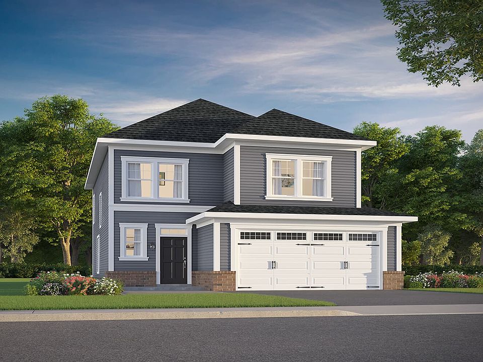 Elevation 1 of the Brennan a home design at Lakeside at Trappe by Brookfield Residential