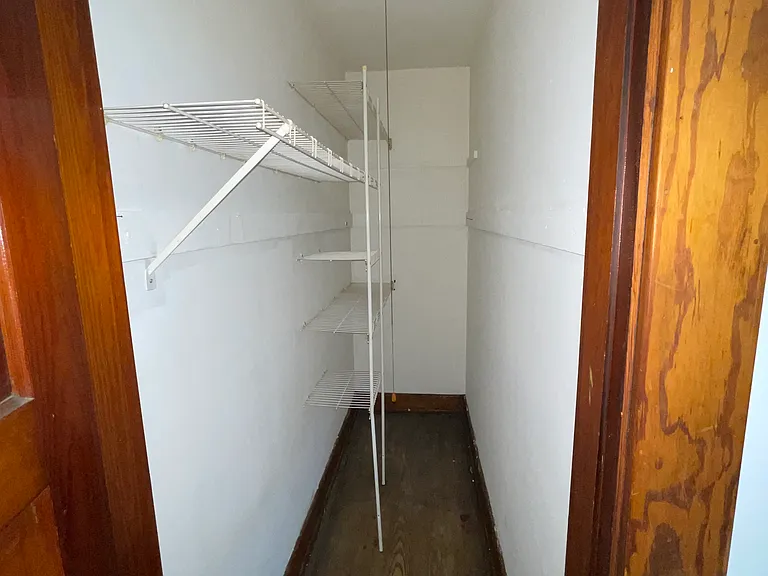 Walk in clothes closet in Bedroom