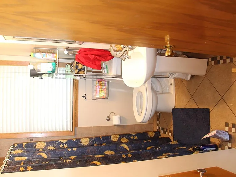This is the main level bathroom.