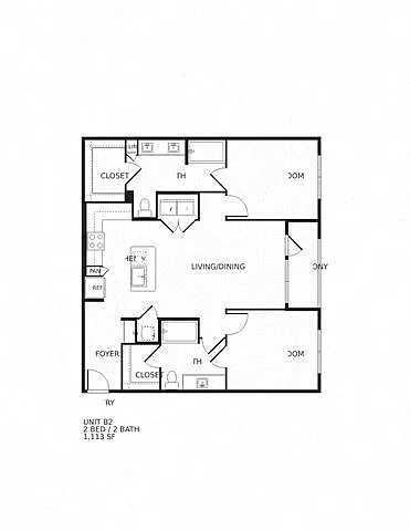 Floor plan B2