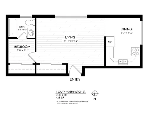 Floor plan Studio
