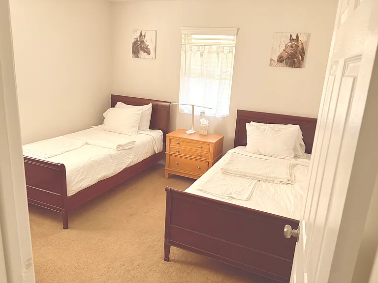 BR#2 2 twin beds with a closet