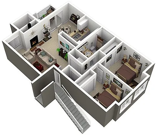 Floor plan The Maple