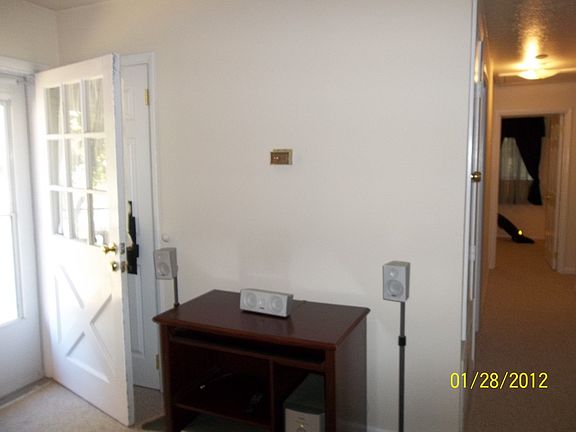 Front door and hallway