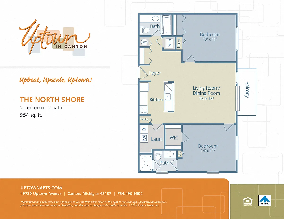 Floor plan The North Shore