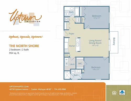 Floor plan The North Shore