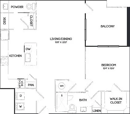 A5| 1x1.5 | 979 sq ft A5| 1x1.5 | 979 sq ft