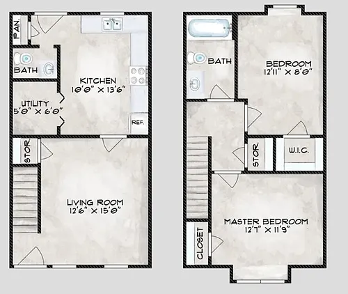 Floor plan Townhouse